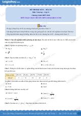 Đề thi học kì 2 Toán 11 Cánh diều - Đề số 10